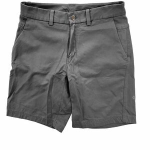 Lululemon‎ Mens Commission Chino Shorts Size 30 Graphite Gray 9" Golf Preppy